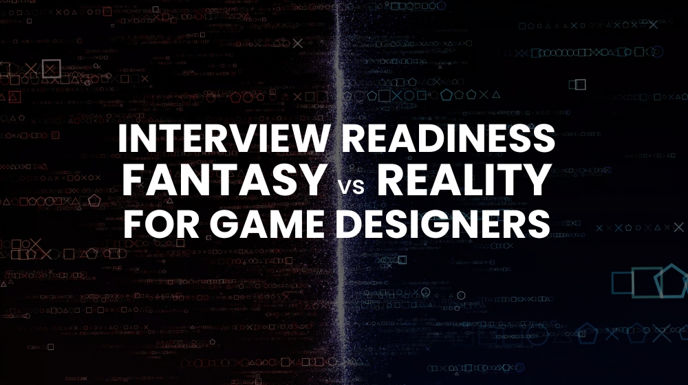 Wish vs reality how to prepare your portfolio for interviews Before after gaming concept image